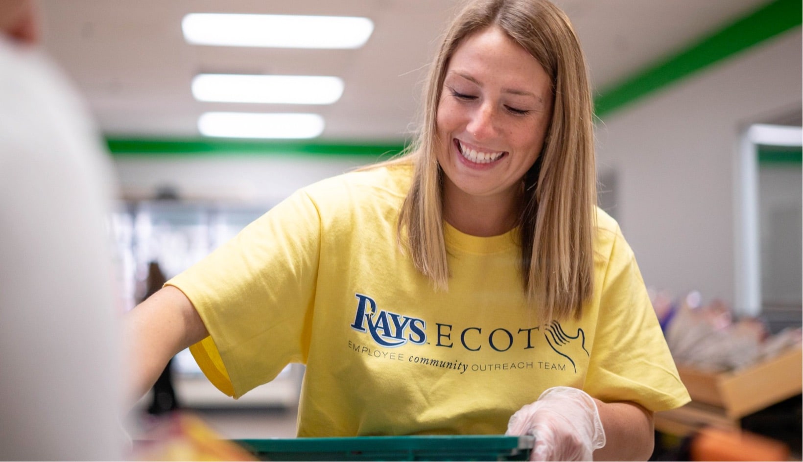 Rays volunteer