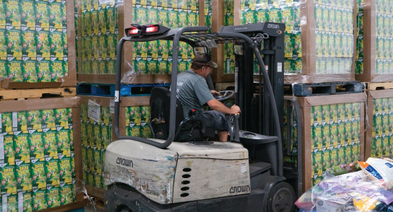 Large cereal donation