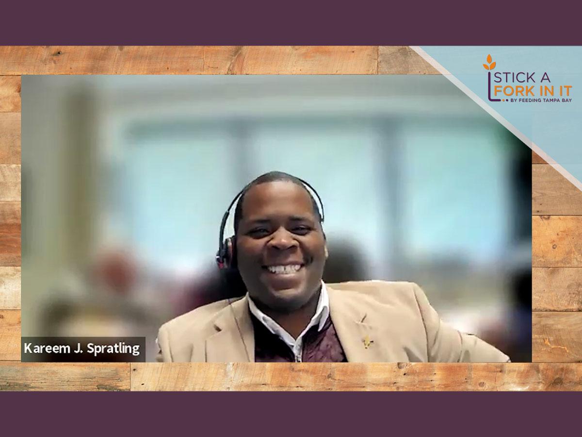 Kareem Spratling Chairman of the board of Feeding Tampa Bay