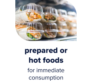 Freshly made wraps for purchase