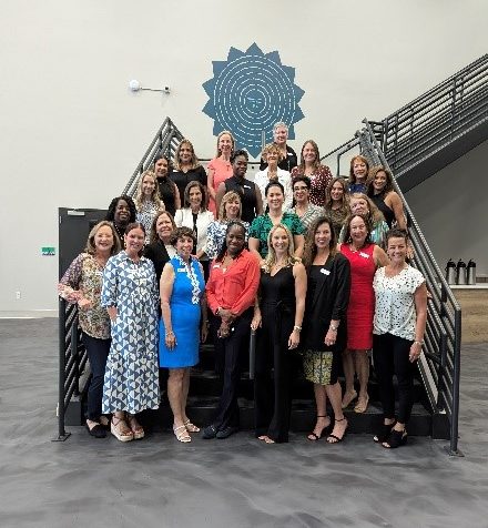 WISH members on the stairs at Causeway